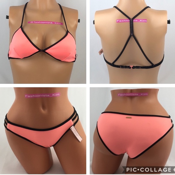 ❣️ Victoria's Secret strappy triangle swim set - Picture 1 of 8